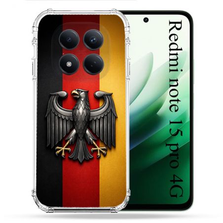 Coque Renforcée Pour Xiaomi Redmi Note 15 Pro 4G Voyage Drapeau Allemagne