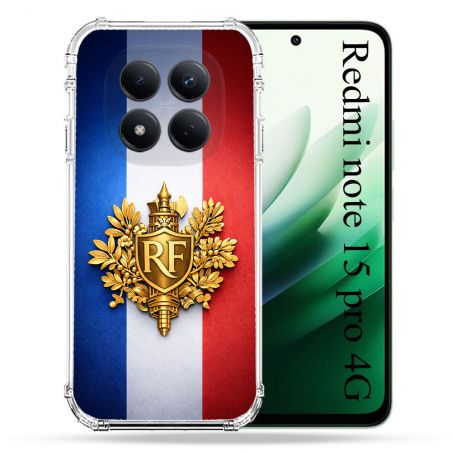 Coque Renforcée Pour Xiaomi Redmi Note 15 Pro 4G Voyage Drapeau France