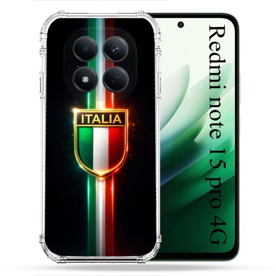 Coque Renforcée Pour Xiaomi Redmi Note 15 Pro 4G Voyage Drapeau Italie 3 2026