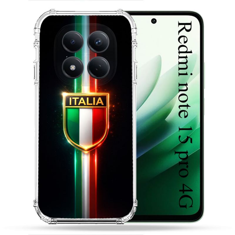 Coque Renforcée Pour Xiaomi Redmi Note 15 Pro 4G Voyage Drapeau Italie 3 2026