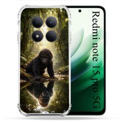 Coque Renforcée Pour Xiaomi Redmi Note 15 Pro 5G Animal Gorille Reflet