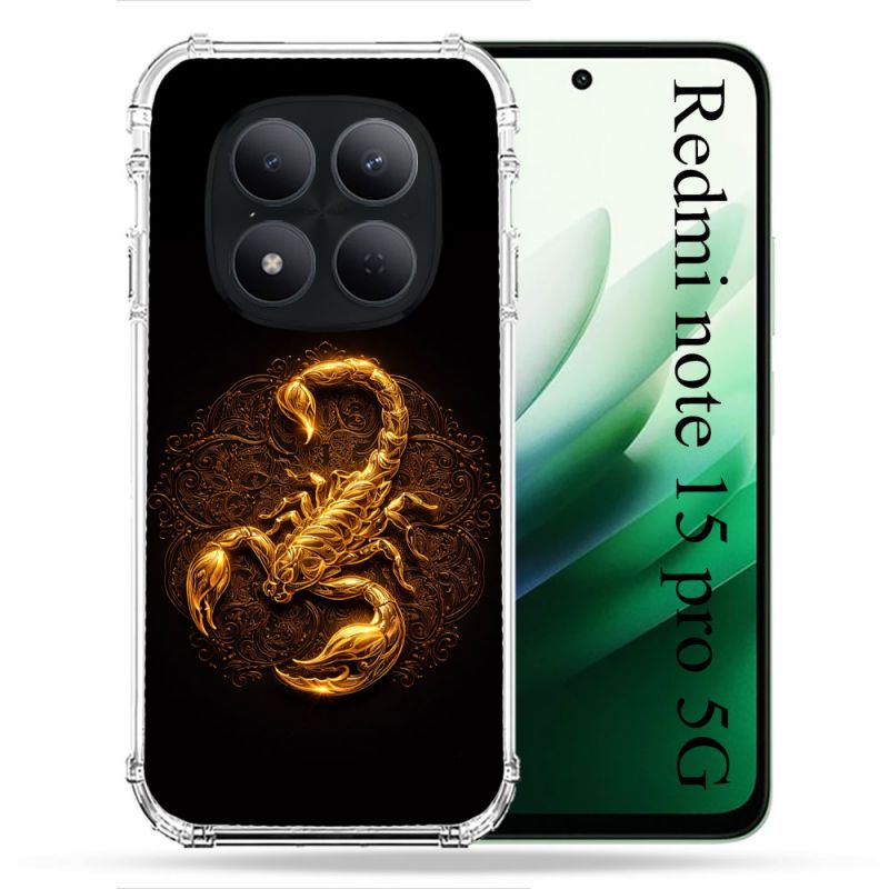 Coque Renforcée Pour Xiaomi Redmi Note 15 Pro 5G Animal Scorpion Fresque 2026