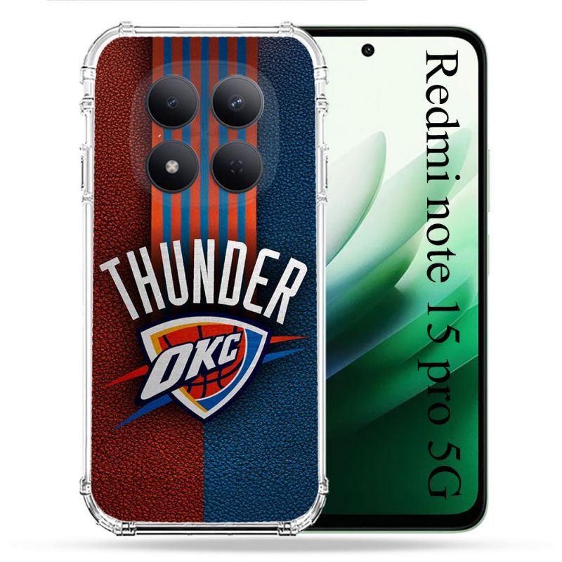 Coque Renforcée Pour Xiaomi Redmi Note 15 Pro 5G Basket Oklahoma City Thunder