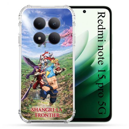 Coque Renforcée Pour Xiaomi Redmi Note 15 Pro 5G Manga Shangri La Frontier Affiche