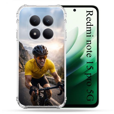 Coque Renforcée Pour Xiaomi Redmi Note 15 Pro 5G Sport Cyclisme Maillot Jaune