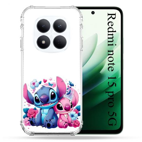 Coque Renforcée Pour Xiaomi Redmi Note 15 Pro 5G Stitch Love