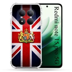 Coque Renforcée Pour Xiaomi Redmi Note 15 Pro 5G Voyage Drapeau Grande Bretagne UK