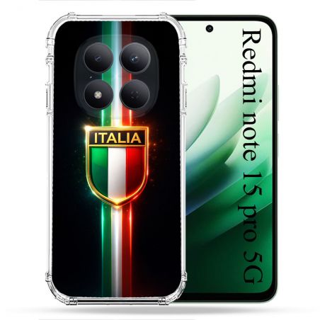 Coque Renforcée Pour Xiaomi Redmi Note 15 Pro 5G Voyage Drapeau Italie 3 2026
