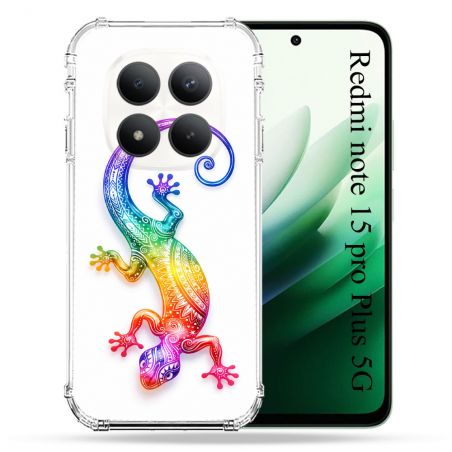 Coque Renforcée Pour Xiaomi Redmi Note 15 Pro Plus 5G Animal Salamandre Color 2026