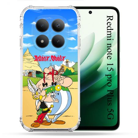 Coque Renforcée Pour Xiaomi Redmi Note 15 Pro Plus 5G Astérix Obélix Color