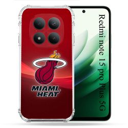 Coque Renforcée Pour Xiaomi Redmi Note 15 Pro Plus 5G Basket Miami Heat