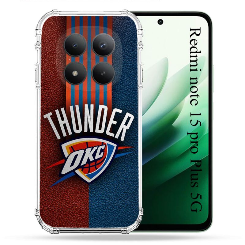 Coque Renforcée Pour Xiaomi Redmi Note 15 Pro Plus 5G Basket Oklahoma City Thunder
