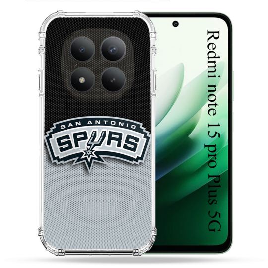 Coque Renforcée Pour Xiaomi Redmi Note 15 Pro Plus 5G Basket San Antonio Spurs