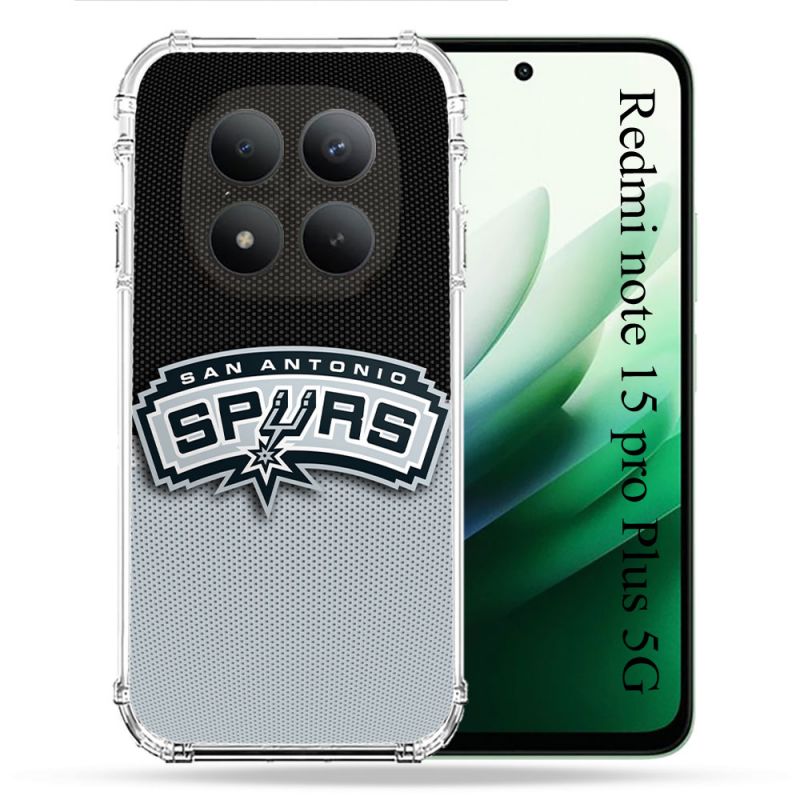 Coque Renforcée Pour Xiaomi Redmi Note 15 Pro Plus 5G Basket San Antonio Spurs