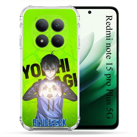 Coque Renforcée Pour Xiaomi Redmi Note 15 Pro Plus 5G Manga Blue Lock Yoichi Isagi