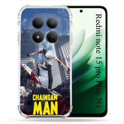 Coque Renforcée Pour Xiaomi Redmi Note 15 Pro Plus 5G Manga Chainsaw Man Denji