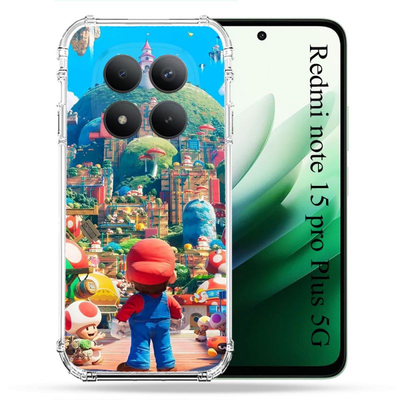 Coque Renforcée Pour Xiaomi Redmi Note 15 Pro Plus 5G Nintendo World