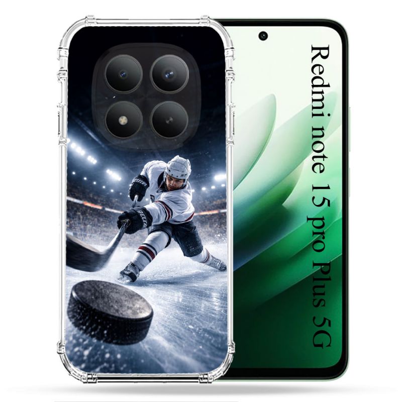 Coque Renforcée Pour Xiaomi Redmi Note 15 Pro Plus 5G Sport Hockey sur Glace