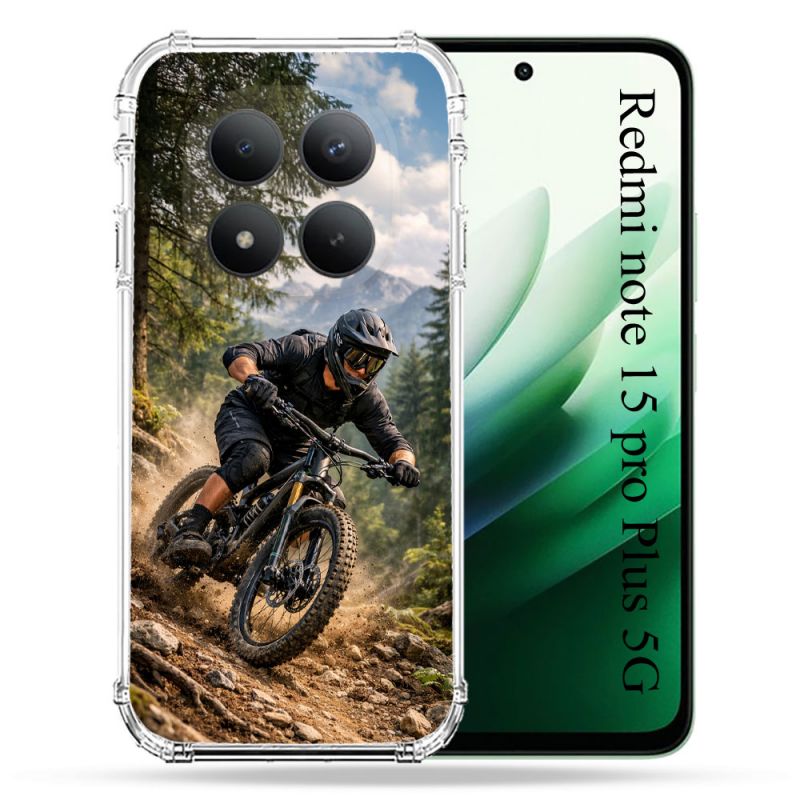 Coque Renforcée Pour Xiaomi Redmi Note 15 Pro Plus 5G Sport VTT Montagne