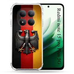 Coque Renforcée Pour Xiaomi Redmi Note 15 Pro Plus 5G Voyage Drapeau Allemagne