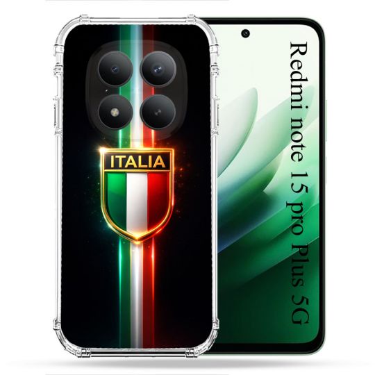 Coque Renforcée Pour Xiaomi Redmi Note 15 Pro Plus 5G Voyage Drapeau Italie 3 2026
