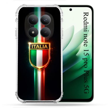 Coque Renforcée Pour Xiaomi Redmi Note 15 Pro Plus 5G Voyage Drapeau Italie 3 2026