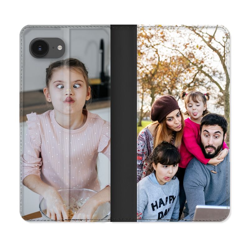 Housse Cuir Portefeuille Personnalisée Pour Iphone 17e