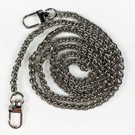 Coque Pour Iphone 17e avec Lanière / Cordon Metal Serpent Argent