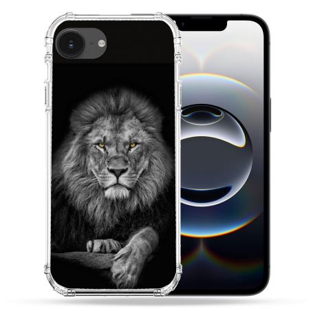 Coque Renforcée Pour Iphone 17e Animal Lion Majestueux