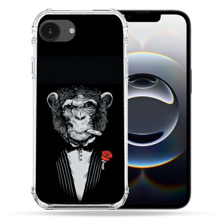 Coque Renforcée Pour Iphone 17e Decale Singe Mafia