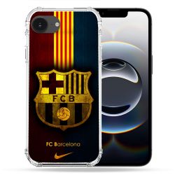 Coque Renforcée Pour Iphone 17e Foot FC Barcelone Vintage