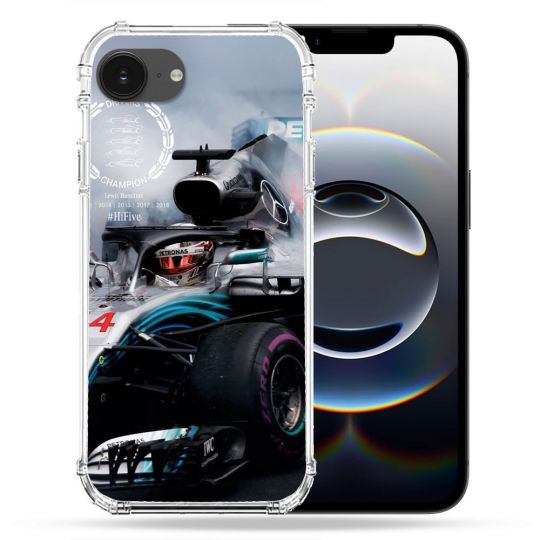 Coque Renforcée Pour Iphone 17e Formule 1 F1 Mercedes Petronas