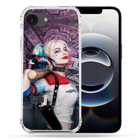 Coque Renforcée Pour Iphone 17e Harley Quinn Batte