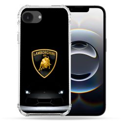 Coque Renforcée Pour Iphone 17e Lamborghini Noir