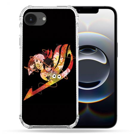 Coque Renforcée Pour Iphone 17e Manga Fairy Tail Logo Noir