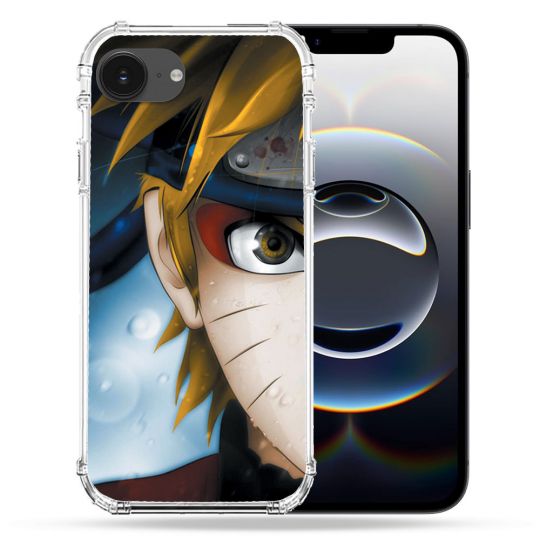 Coque Renforcée Pour Iphone 17e Manga Naruto Blanc