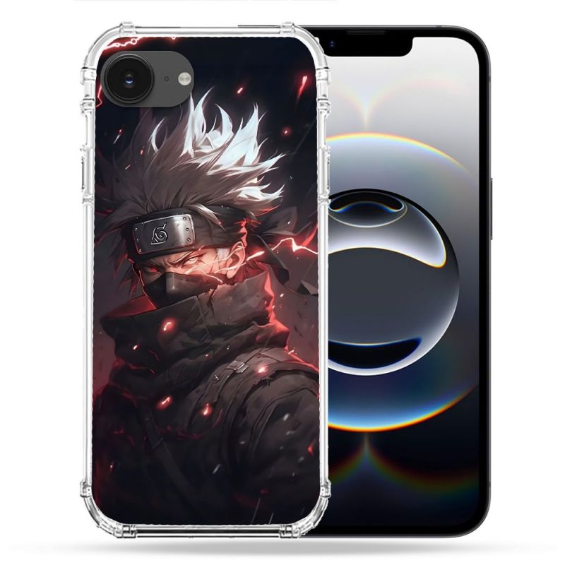 Coque Renforcée Pour Iphone 17e Manga Naruto Kakashi Dark