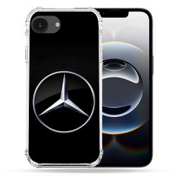 Coque Renforcée Pour Iphone 17e Mercedes Carbone