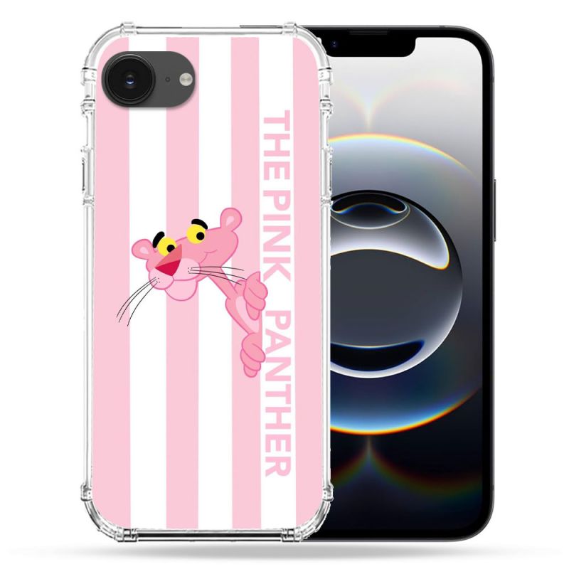 Coque Renforcée Pour Iphone 17e Panthere Rose