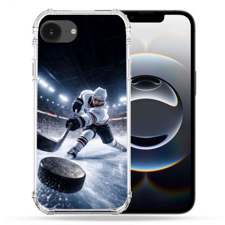 Coque Renforcée Pour Iphone 17e Sport Hockey sur Glace