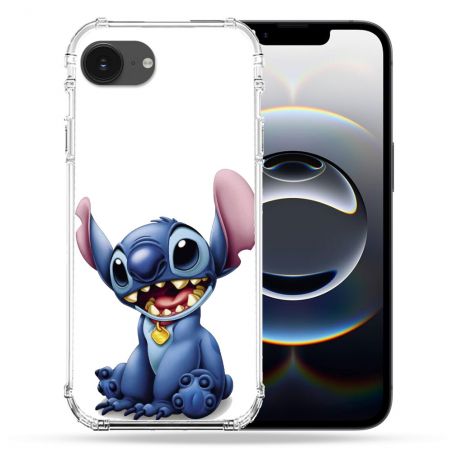 Coque Renforcée Pour Iphone 17e Stitch Blanc