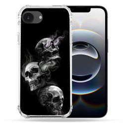Coque Renforcée Pour Iphone 17e Tete de Mort Triple