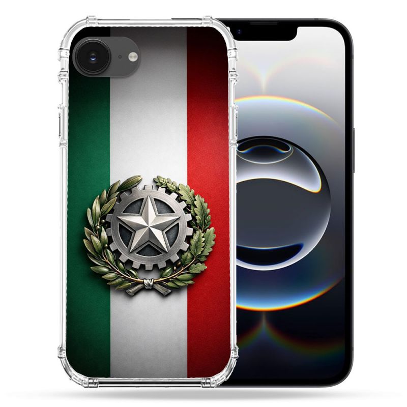Coque Renforcée Pour Iphone 17e Voyage Drapeau Italie