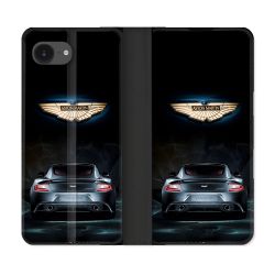 Housse Cuir Portefeuille Pour Iphone 17e Aston Martin