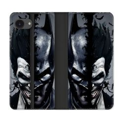 Housse Cuir Portefeuille Pour Iphone 17e Batman Joker