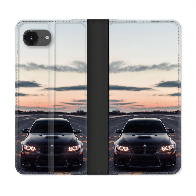 Housse Cuir Portefeuille Pour Iphone 17e BMW Serie