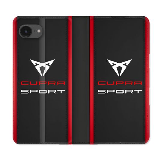 Housse Cuir Portefeuille Pour Iphone 17e Cupra