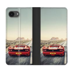 Housse Cuir Portefeuille Pour Iphone 17e Ferrari F50
