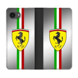 Housse Cuir Portefeuille Pour Iphone 17e Ferrari Ligne