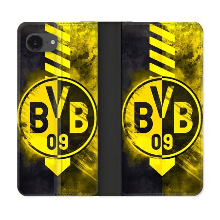 Housse Cuir Portefeuille Pour Iphone 17e Foot Dortmund